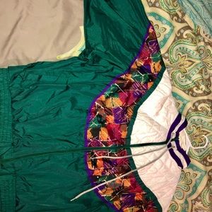 Vintage Rare pattern 90s windbreaker